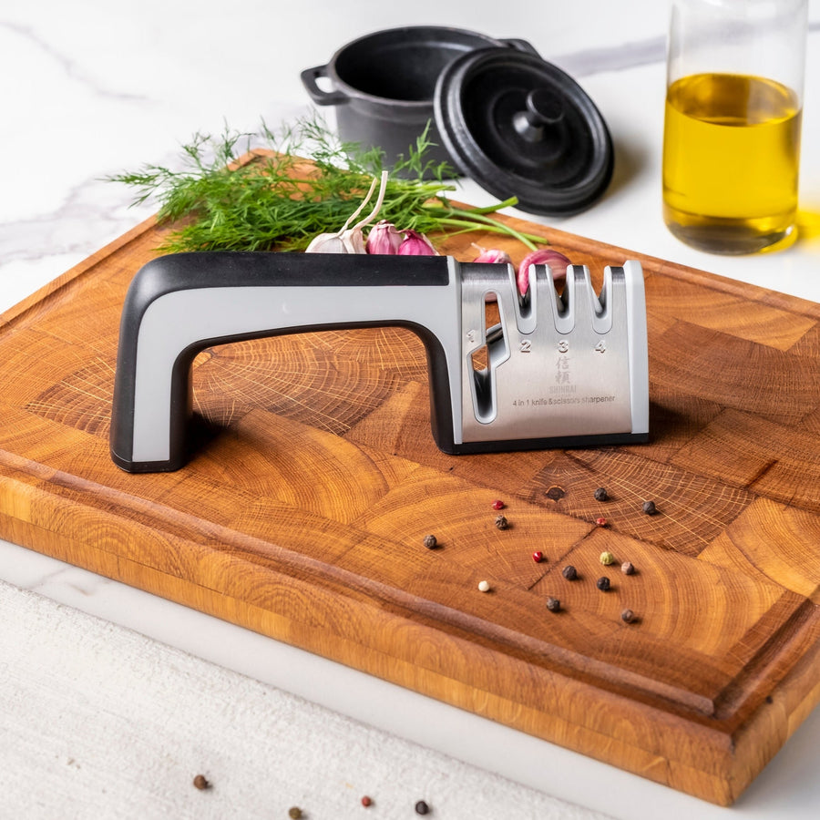 4-in-1 Knife Sharpener with Diamond and Ceramic Grinding Options-Kitchen & Dining > Cooking Utensils-casanuva-casanuva
