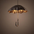 5-Light Retro Industrial Umbrella Chandelier-Lighting > Chandeliers & Pendant Lights-casanuva-100V-120V-Silver-casanuva