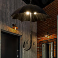 5-Light Retro Industrial Umbrella Chandelier-Lighting > Chandeliers & Pendant Lights-casanuva-220V-240V-Copper-casanuva