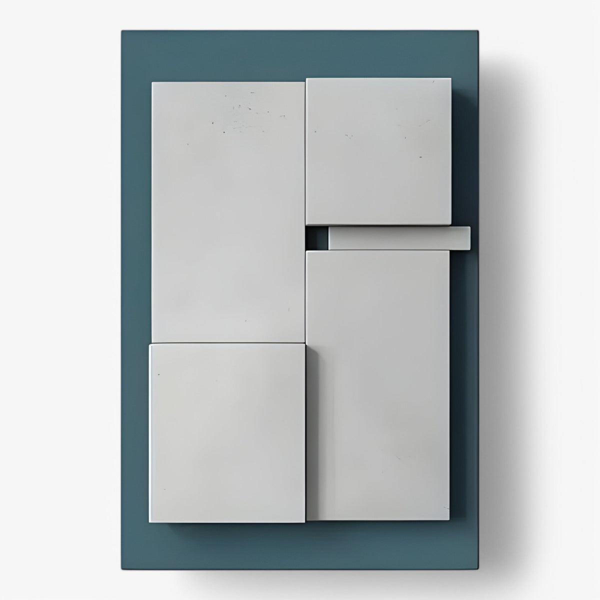 Abstract Art Sculpture for Living Room Decor in Resin-Home Decor > Sculptures & Figurines-casanuva-White Green-20x30CM-casanuva