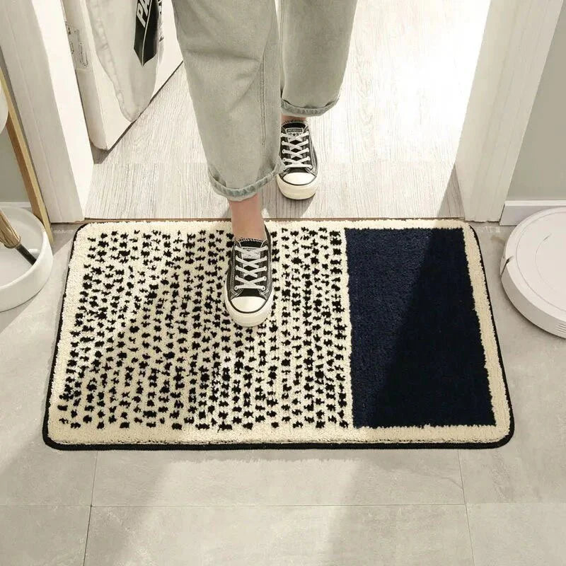 Abstract Bath Mat Handcrafted Nordic Design-Bedding & Bath > Bath Mats-casanuva-casanuva