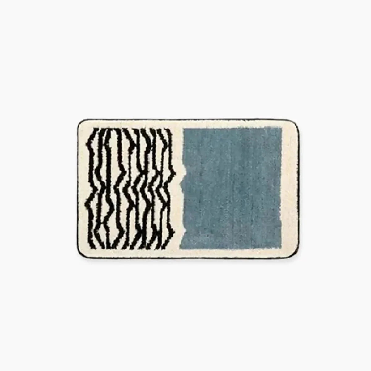 Abstract Bath Mat Handcrafted Nordic Design-Bedding & Bath > Bath Mats-casanuva-casanuva