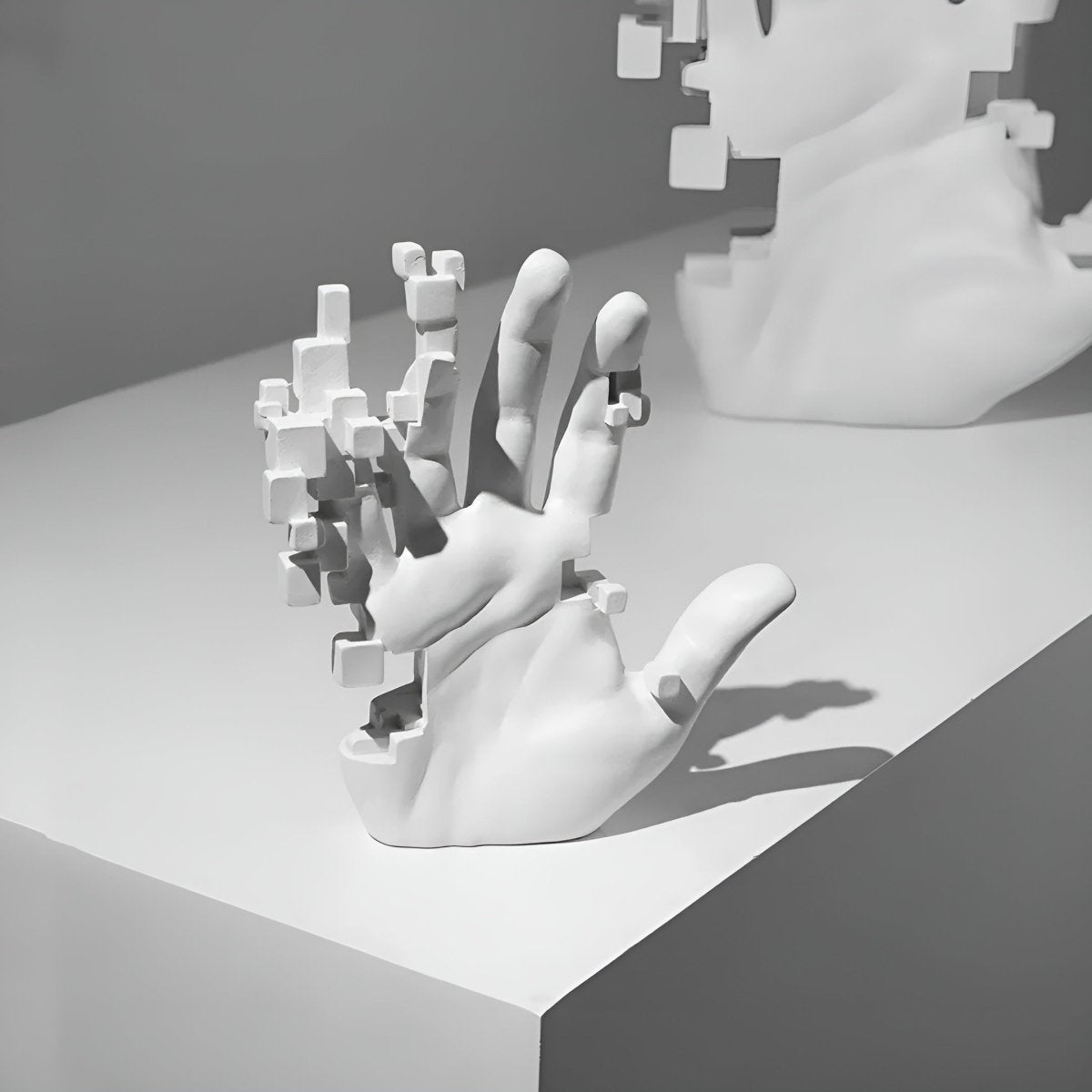 Abstract Hand Sculpture in Resin-Home Decor > Sculptures & Figurines-casanuva-casanuva