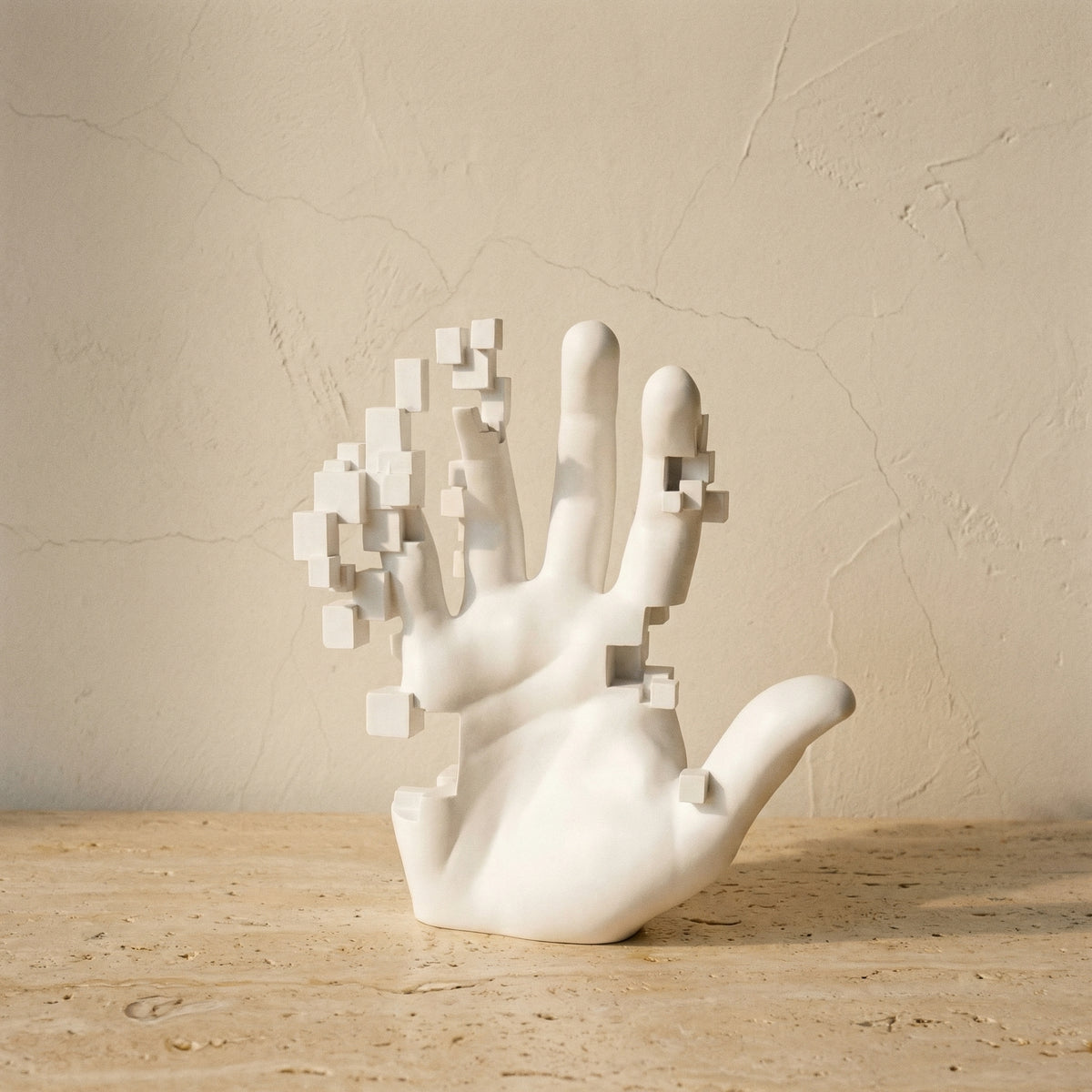 Abstract Hand Sculpture in Resin-Home Decor > Sculptures & Figurines-casanuva-casanuva