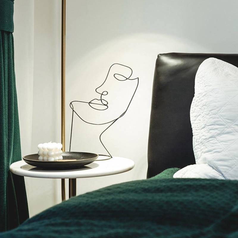 Abstract Iron Sculpture Silhouette-Home Decor > Sculptures & Figurines-casanuva-casanuva