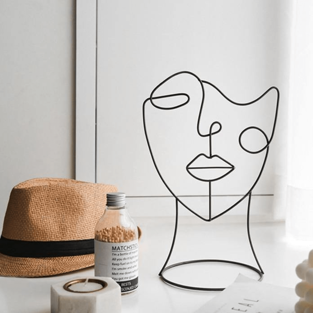 Abstract Iron Sculpture Silhouette-Home Decor > Sculptures & Figurines-casanuva-casanuva