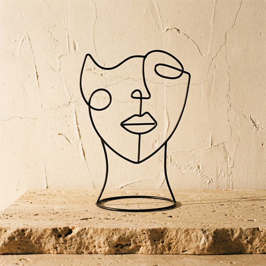 Abstract Iron Sculpture Silhouette-Home Decor > Sculptures & Figurines-casanuva-casanuva