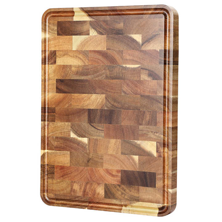 Acacia Wood Cutting Board 35x25cm Natural Kitchen Essential-Kitchen & Dining > Cutting Boards-casanuva-35x25x2.6cm-casanuva