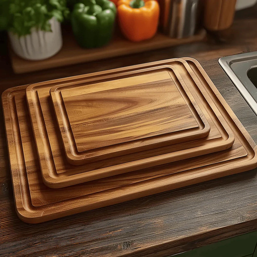 Acacia Wood Cutting Board Premium Quality-Kitchen & Dining > Cutting Boards-casanuva-casanuva