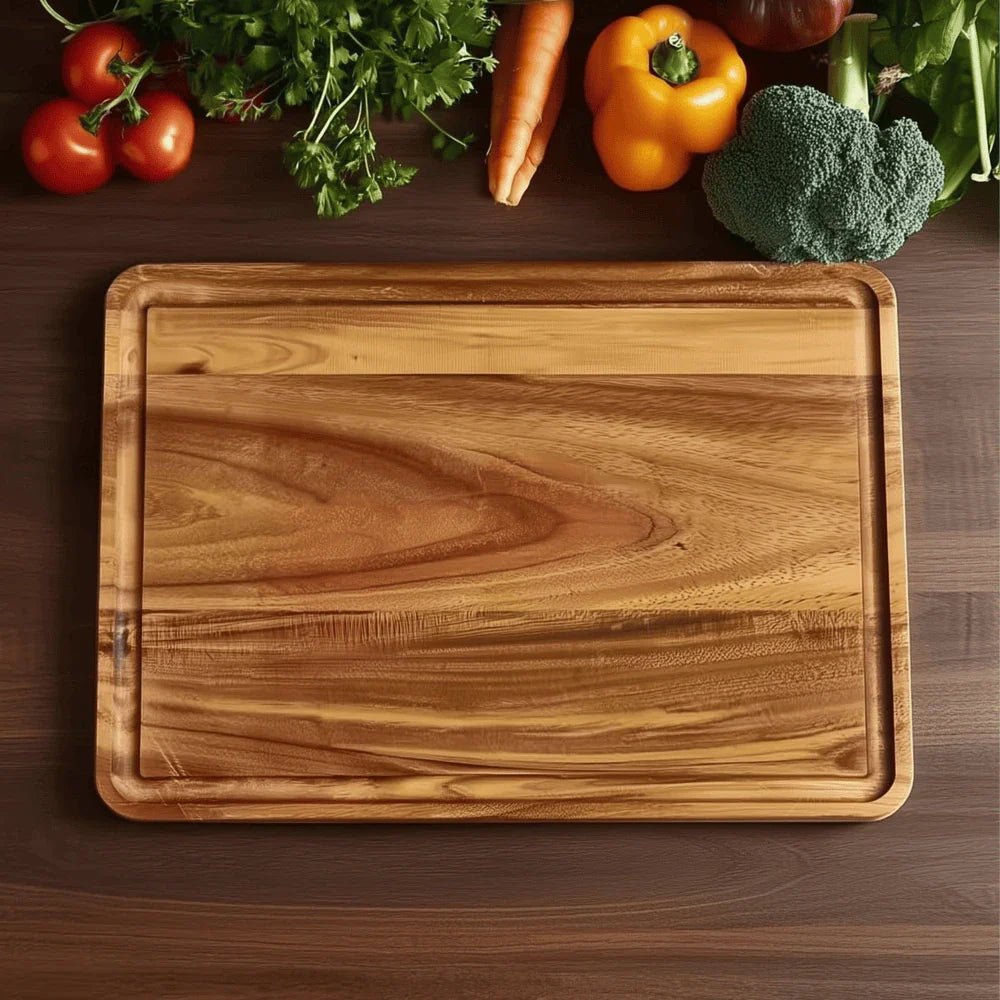 Acacia Wood Cutting Board for Kitchen and Serving-Kitchen & Dining > Cutting Boards-casanuva-casanuva