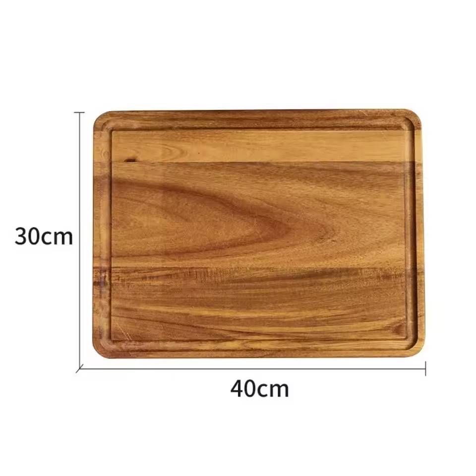 Acacia Wood Cutting Board for Kitchen and Serving-Kitchen & Dining > Cutting Boards-casanuva-casanuva