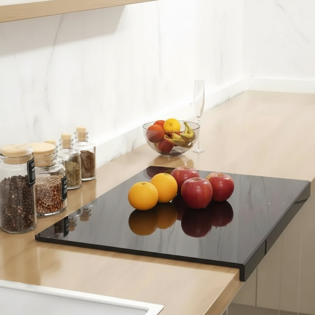 Acrylic Cutting Board with Protective Lip-Kitchen & Dining > Cutting Boards-casanuva-casanuva