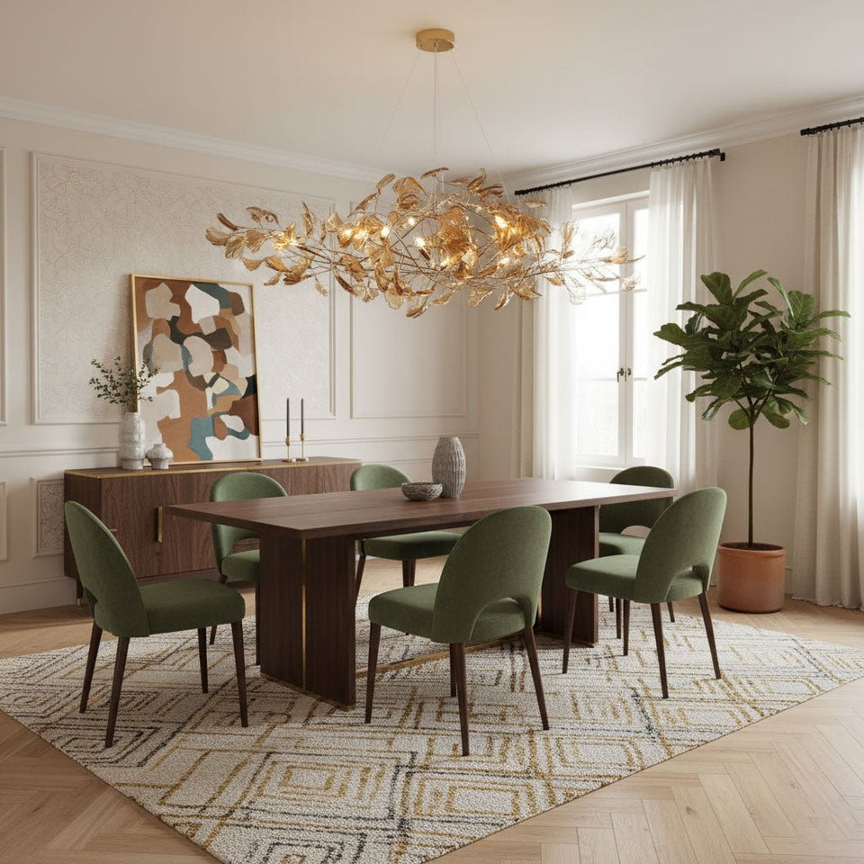 Acrylic Ginkgo Leaf Pendant Light-Lighting > Pendant Lights-casanuva-casanuva