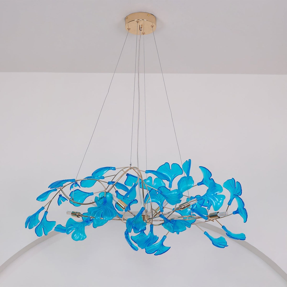Acrylic Ginkgo Leaf Pendant Light-Lighting > Pendant Lights-casanuva-casanuva