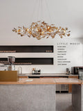 Acrylic Ginkgo Leaf Pendant Light-Lighting > Pendant Lights-casanuva-casanuva
