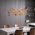Acrylic Ginkgo Leaf Pendant Light-Lighting > Pendant Lights-casanuva-casanuva
