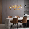 Acrylic Ginkgo Leaf Pendant Light-Lighting > Pendant Lights-casanuva-casanuva