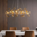 Acrylic Ginkgo Leaf Pendant Light-Lighting > Pendant Lights-casanuva-casanuva