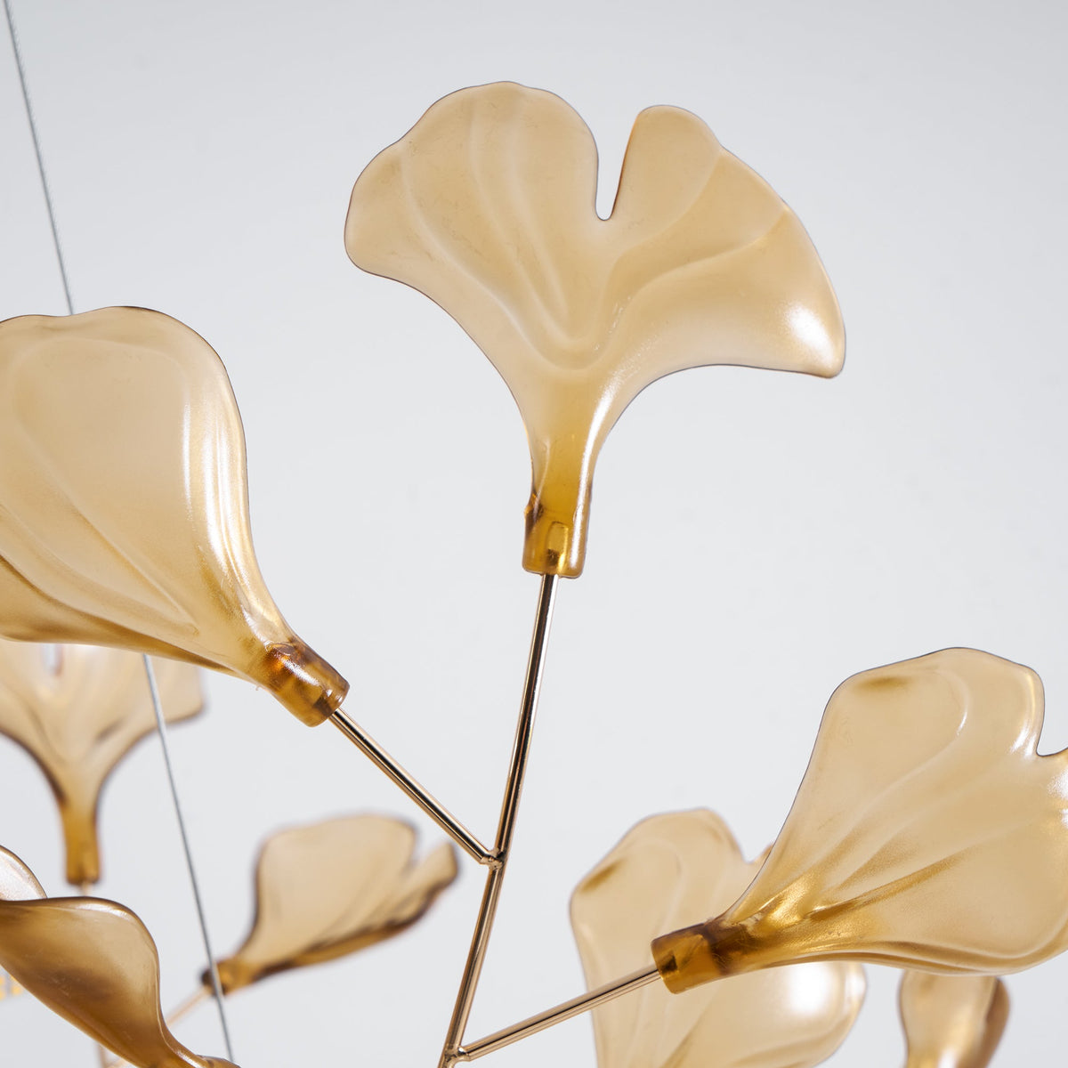 Acrylic Ginkgo Leaf Pendant Light-Lighting > Pendant Lights-casanuva-casanuva