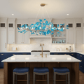 Acrylic Ginkgo Leaf Pendant Light-Lighting > Pendant Lights-casanuva-casanuva