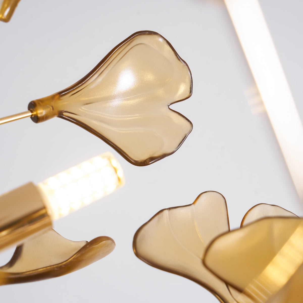 Acrylic Ginkgo Leaf Pendant Light-Lighting > Pendant Lights-casanuva-casanuva