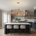 Acrylic Ginkgo Leaf Pendant Light-Lighting > Pendant Lights-casanuva-casanuva