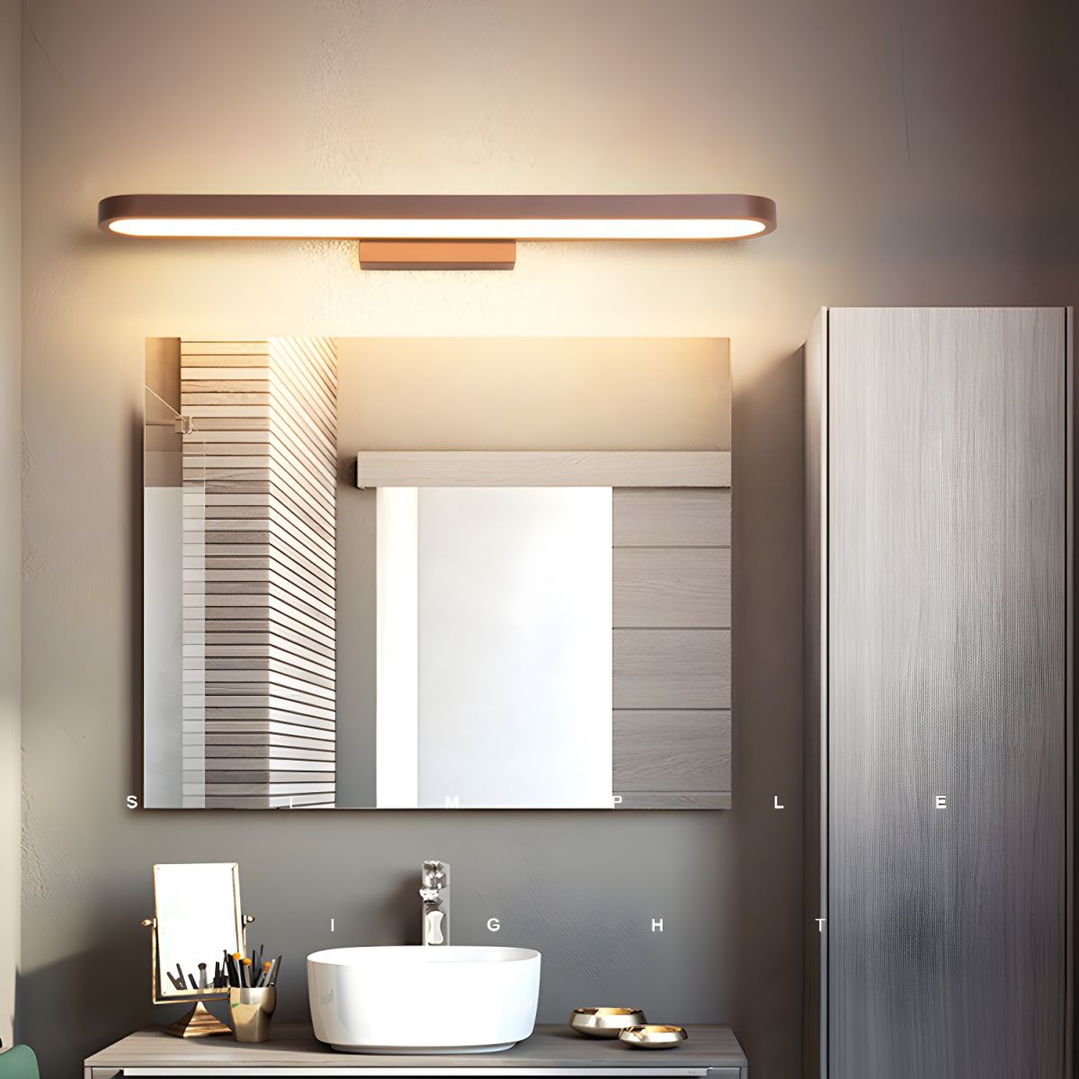 Acrylic LED Wall Lamp for Bathroom Modern Design-Lighting > Wall Lights-casanuva-casanuva