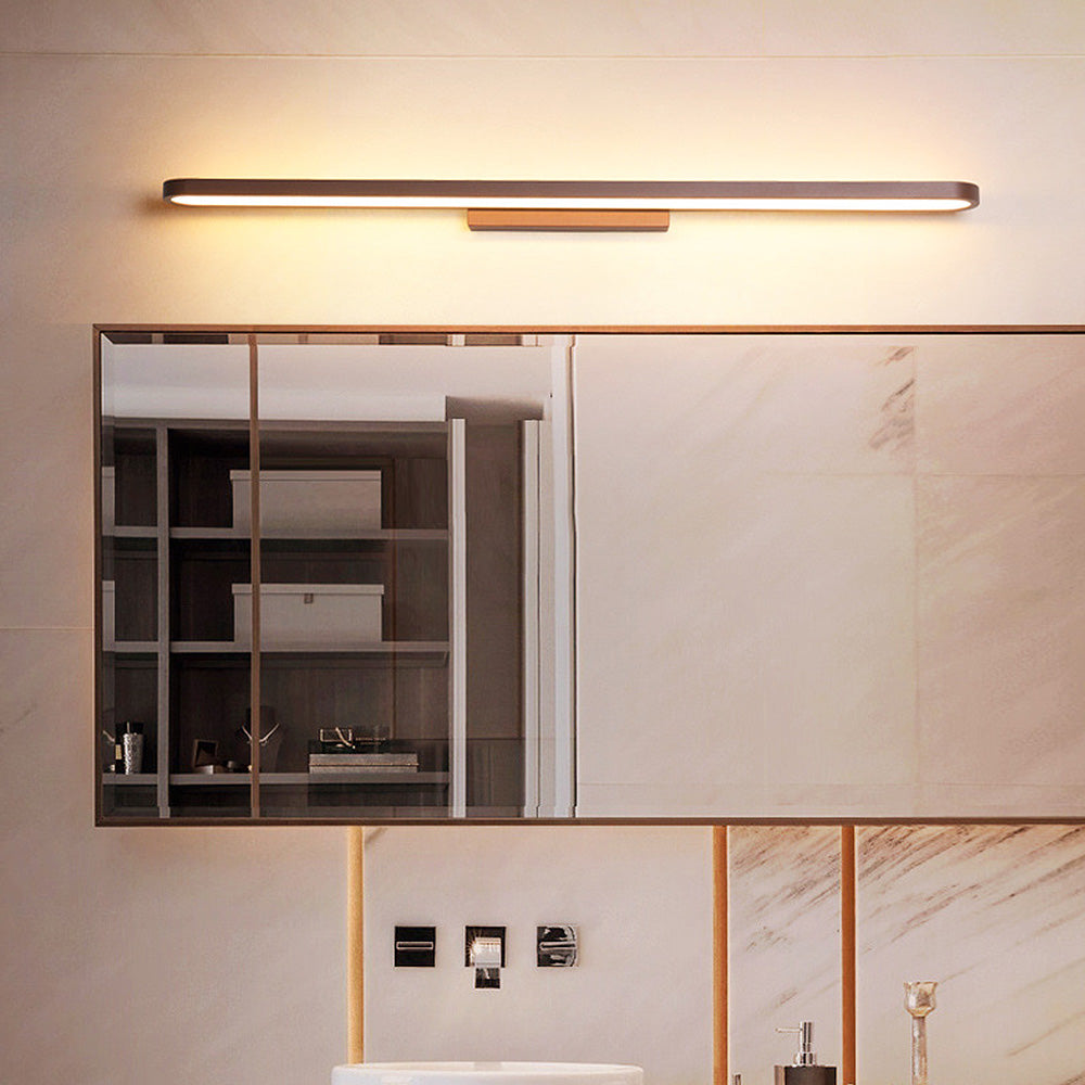 Acrylic LED Wall Lamp for Bathroom Modern Design-Lighting > Wall Lights-casanuva-Brown-D40*H10CM-3-Color (Switch)-casanuva