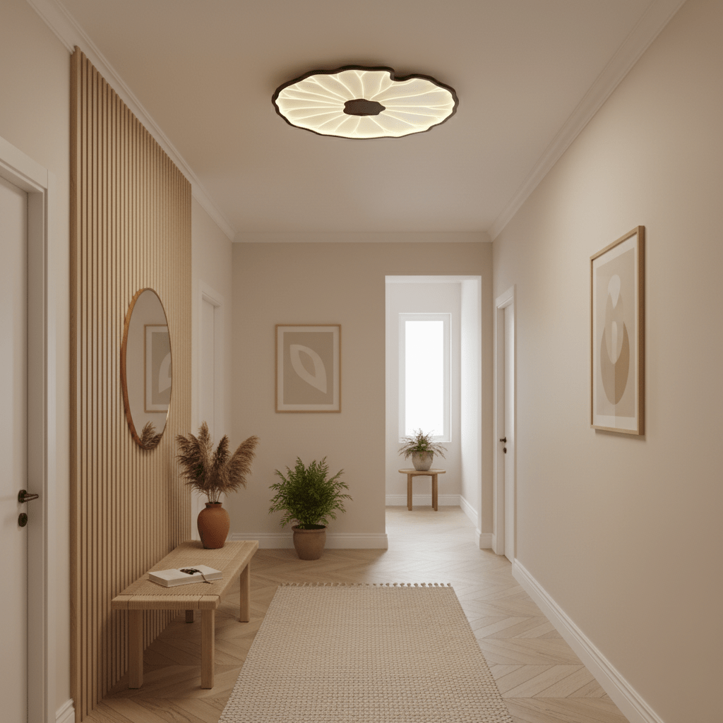 Acrylic Lotus Leaf Ceiling Lamp-Lighting > Ceiling Lights-casanuva-casanuva