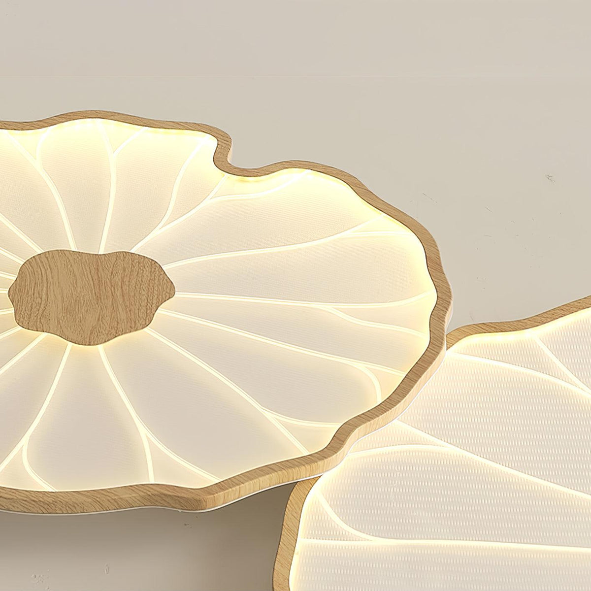 Acrylic Lotus Leaf Ceiling Lamp-Lighting > Ceiling Lights-casanuva-casanuva