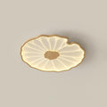 Acrylic Lotus Leaf Ceiling Lamp-Lighting > Ceiling Lights-casanuva-40cmx4cm-Nature Wood Grain Finish-Warm Light-casanuva