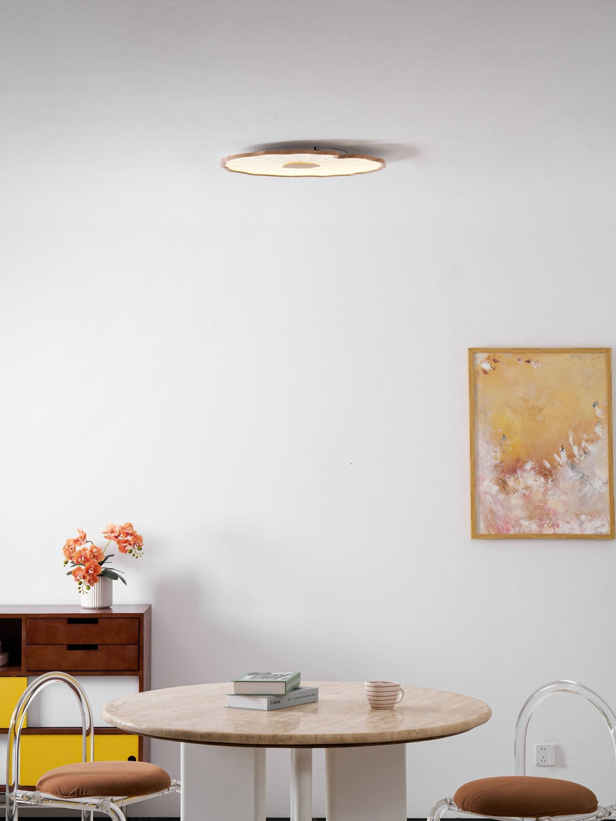 Acrylic Lotus Leaf Ceiling Lamp-Lighting > Ceiling Lights-casanuva-casanuva