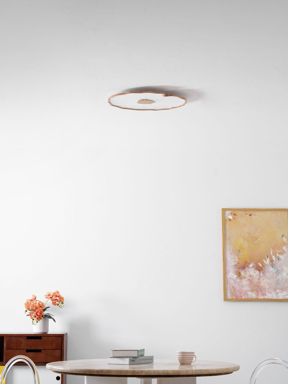 Acrylic Lotus Leaf Ceiling Lamp-Lighting > Ceiling Lights-casanuva-casanuva