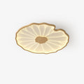 Acrylic Lotus Leaf Ceiling Lamp-Lighting > Ceiling Lights-casanuva-52cmx4cm-Nature Wood Grain Finish-Warm Light-casanuva