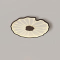 Acrylic Lotus Leaf Ceiling Lamp-Lighting > Ceiling Lights-casanuva-52cmx4cm-Walnut Wood Grain Finish-Warm Light-casanuva