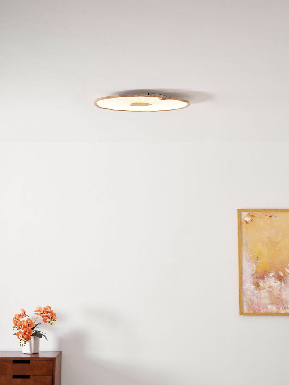 Acrylic Lotus Leaf Ceiling Lamp-Lighting > Ceiling Lights-casanuva-casanuva