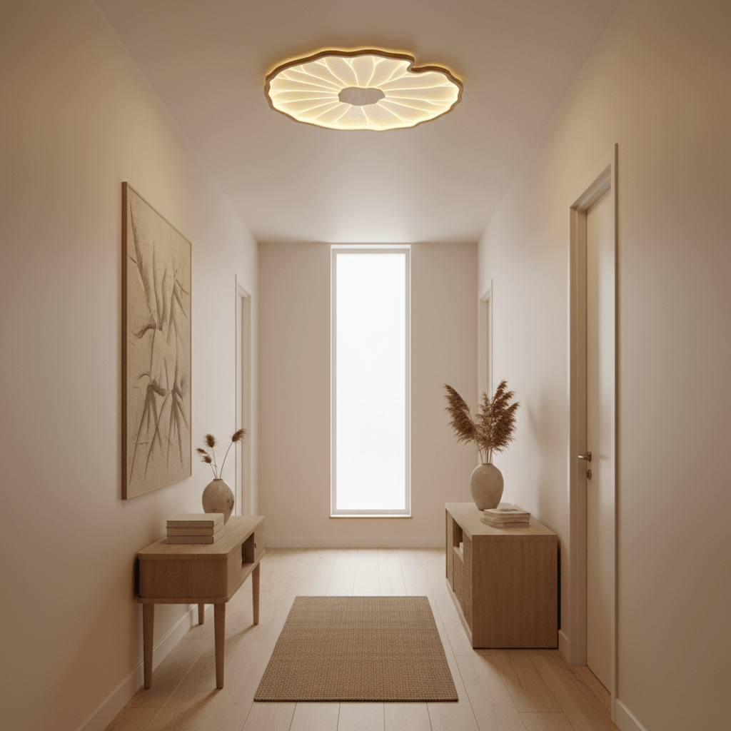 Acrylic Lotus Leaf Ceiling Lamp-Lighting > Ceiling Lights-casanuva-casanuva
