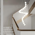 Acrylic Pearl Chandelier Necklace-Lighting > Chandeliers & Pendant Lights-casanuva-casanuva