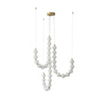 Acrylic Pearl Chandelier Necklace-Lighting > Chandeliers & Pendant Lights-casanuva-casanuva
