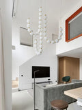 Acrylic Pearl Chandelier Necklace-Lighting > Chandeliers & Pendant Lights-casanuva-casanuva