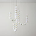 Acrylic Pearl Chandelier Necklace-Lighting > Chandeliers & Pendant Lights-casanuva-casanuva