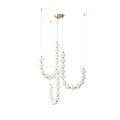 Acrylic Pearl Chandelier Necklace-Lighting > Chandeliers & Pendant Lights-casanuva-casanuva