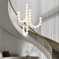 Acrylic Pearl Chandelier Necklace-Lighting > Chandeliers & Pendant Lights-casanuva-casanuva