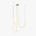 Acrylic Pearl Chandelier Necklace-Lighting > Chandeliers & Pendant Lights-casanuva-casanuva