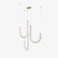 Acrylic Pearl Chandelier Necklace-Lighting > Chandeliers & Pendant Lights-casanuva-casanuva