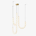 Acrylic Pearl Chandelier Necklace-Lighting > Chandeliers & Pendant Lights-casanuva-casanuva