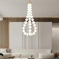 Acrylic Pearl Chandelier Necklace-Lighting > Chandeliers & Pendant Lights-casanuva-casanuva