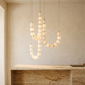 Acrylic Pearl Chandelier Necklace-Lighting > Chandeliers & Pendant Lights-casanuva-casanuva