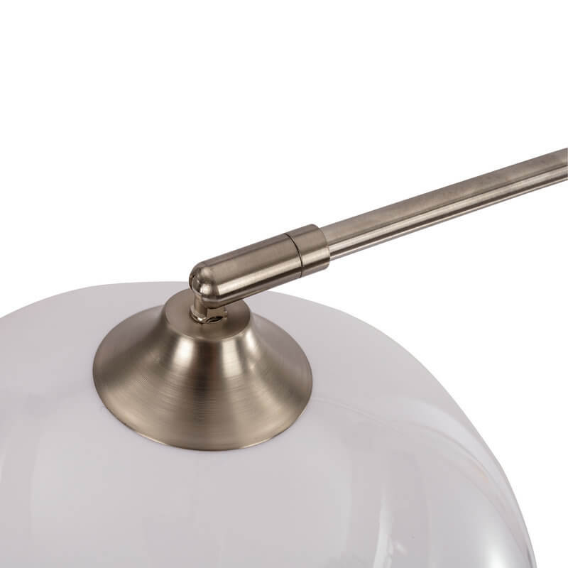 Acrylic Shade Floor Lamp 1-Light Globe Design-Lighting > Floor Lamps-casanuva-casanuva