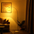 Acrylic Shade Floor Lamp 1-Light Globe Design-Lighting > Floor Lamps-casanuva-Foot Switch-220V-240V-Orange-casanuva